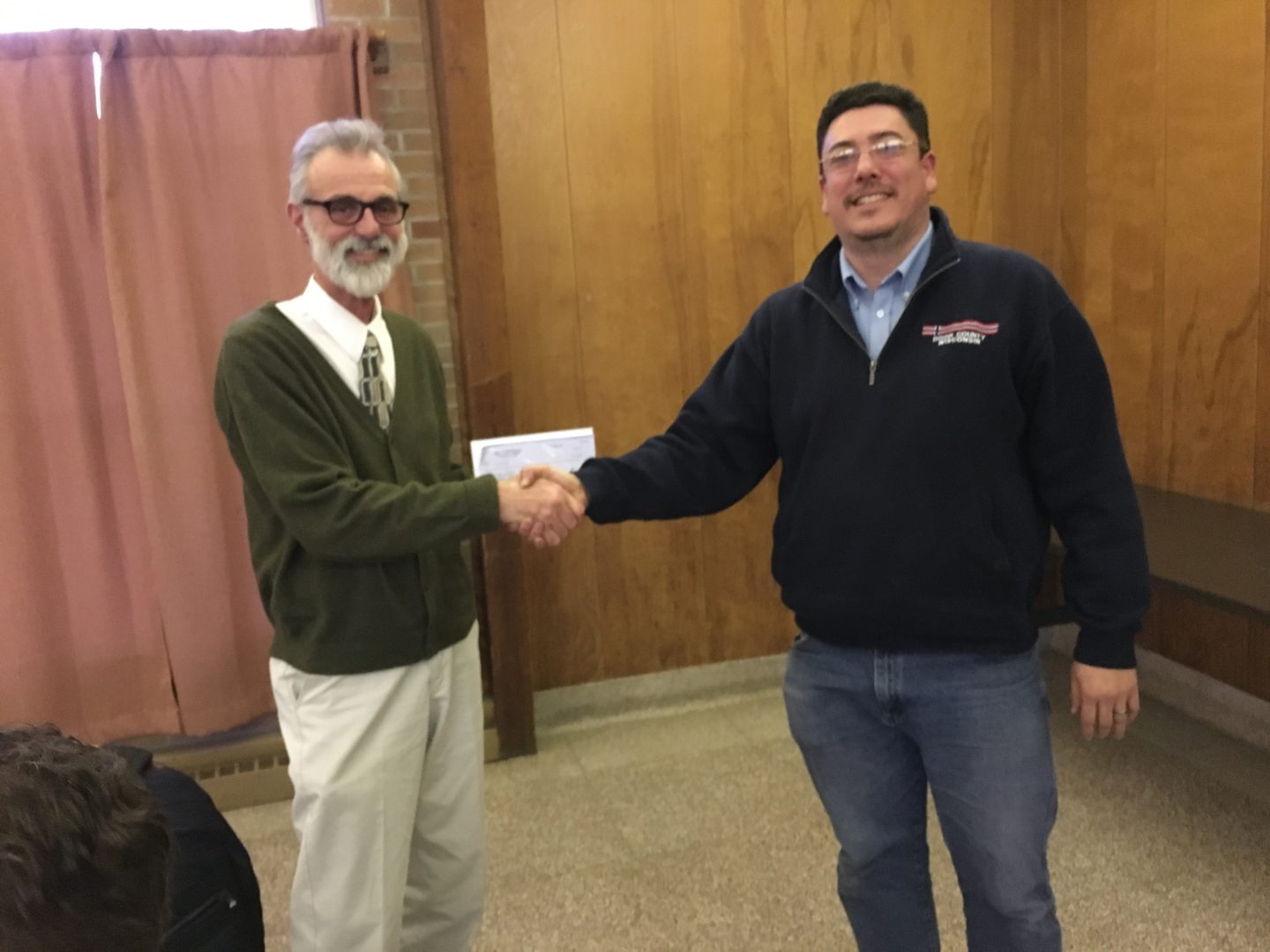 St Francis Brewery donates an additional $1,000 toward the Humboldt Park pavillion bathroom renovations.