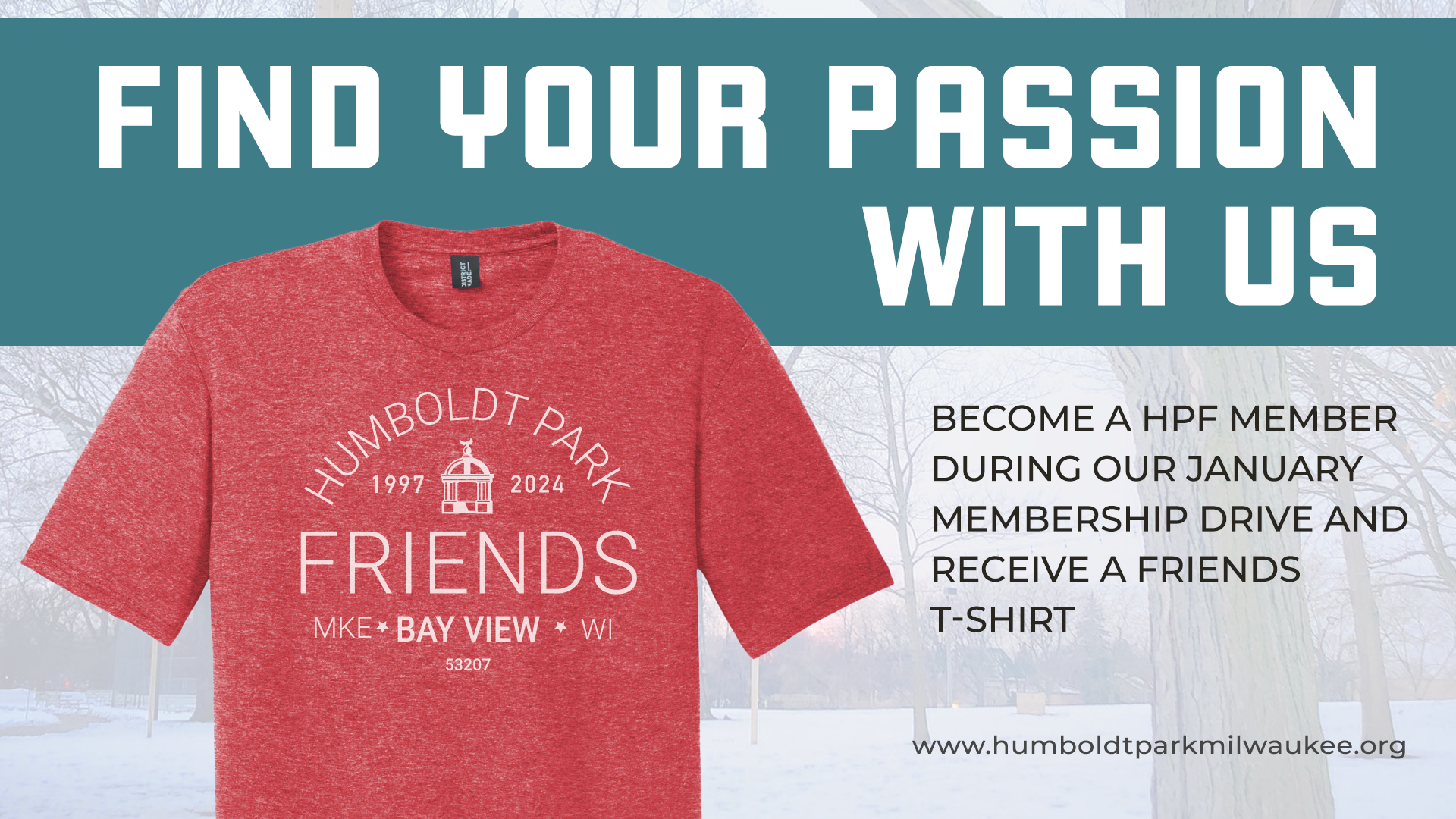SIGN UP TO JOIN HUMBOLDT PARK FRIENDS